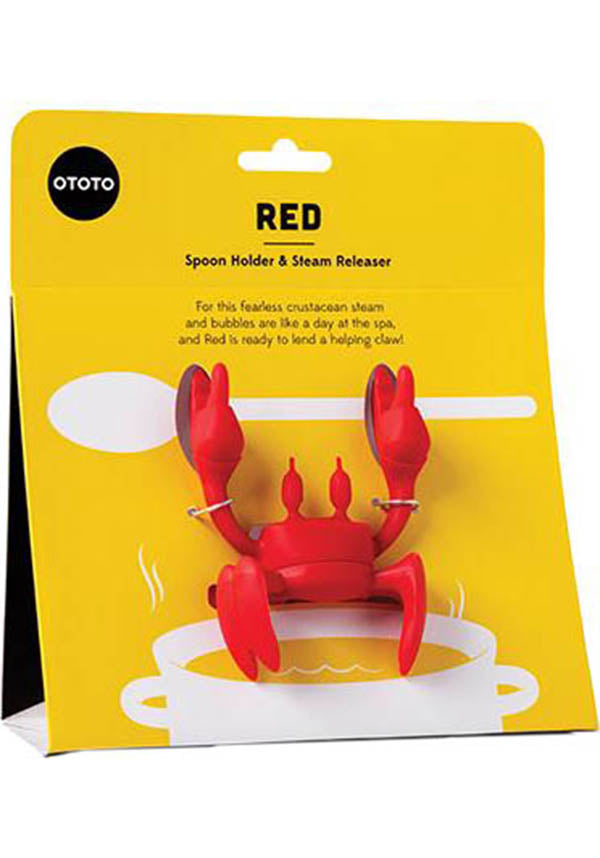 Red | SPOON HOLDER & STEAM RELEASER