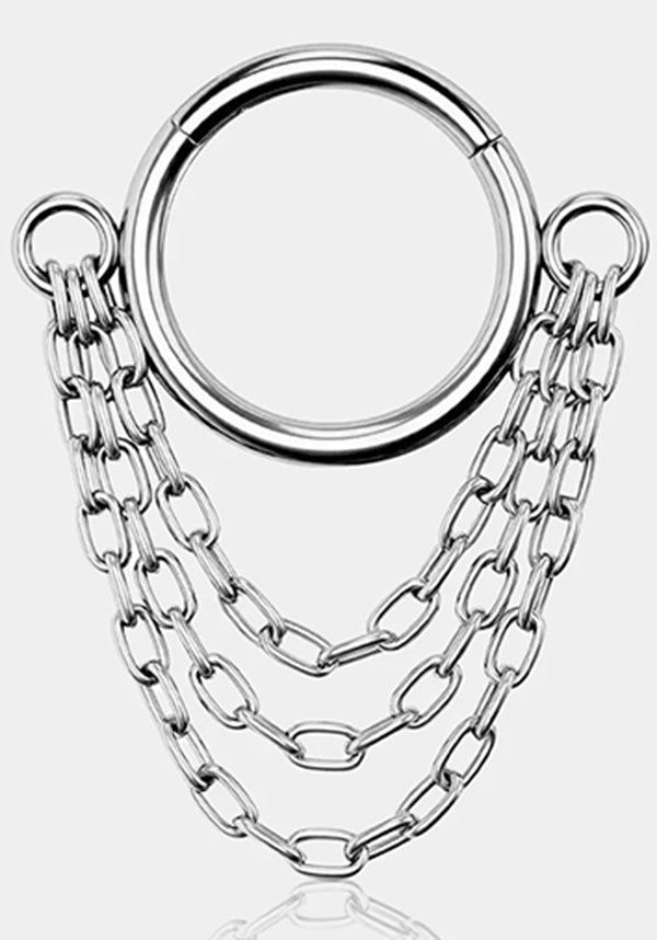 Oufer Triple Chain Dangle - Front