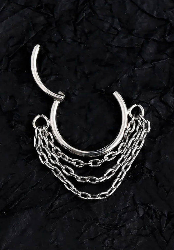 Oufer Triple Chain Dangle - Detail