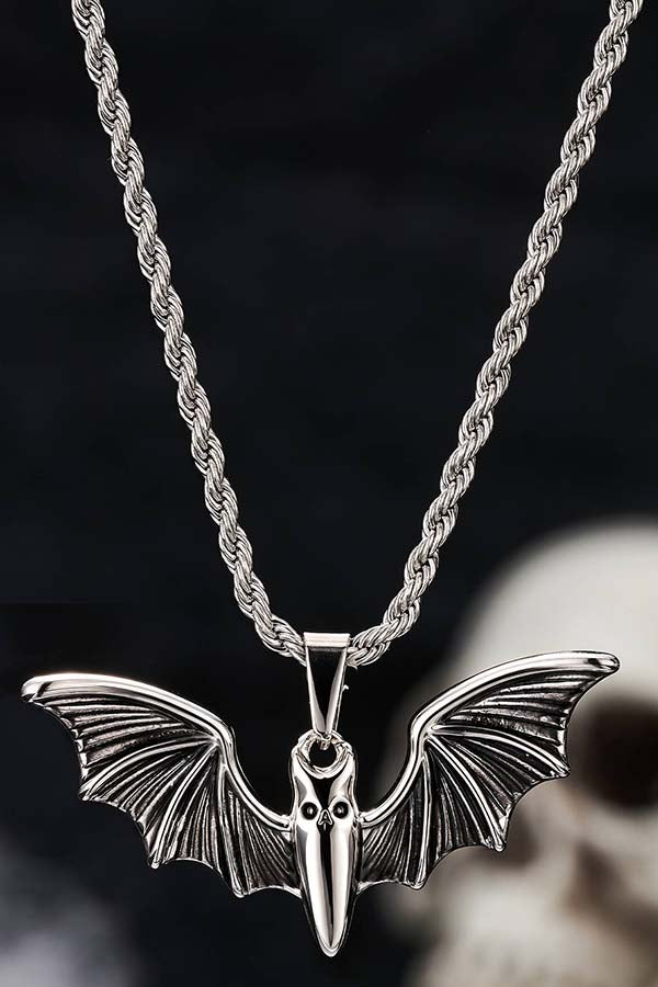 Gothic Bat Pendant | NECKLACE