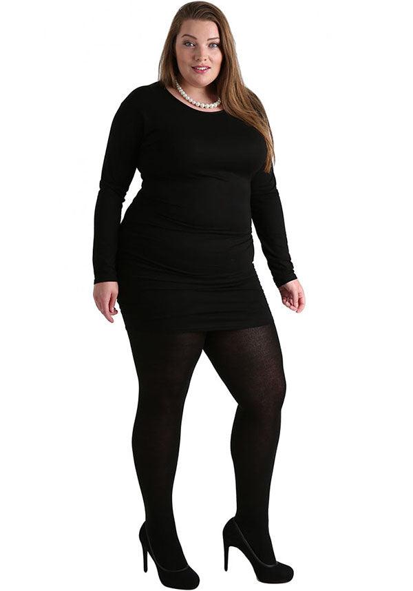 Pamela Mann Curvy Super-Stretch Black 50 Denier - Detail View