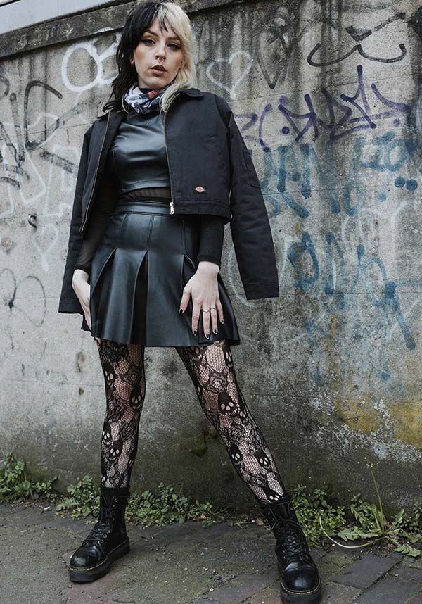 Rose Skull Net | TIGHTS*