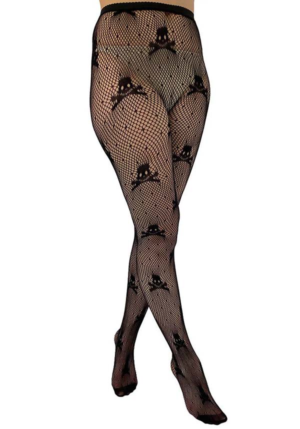 Skull and Crossbones Net | TIGHTS