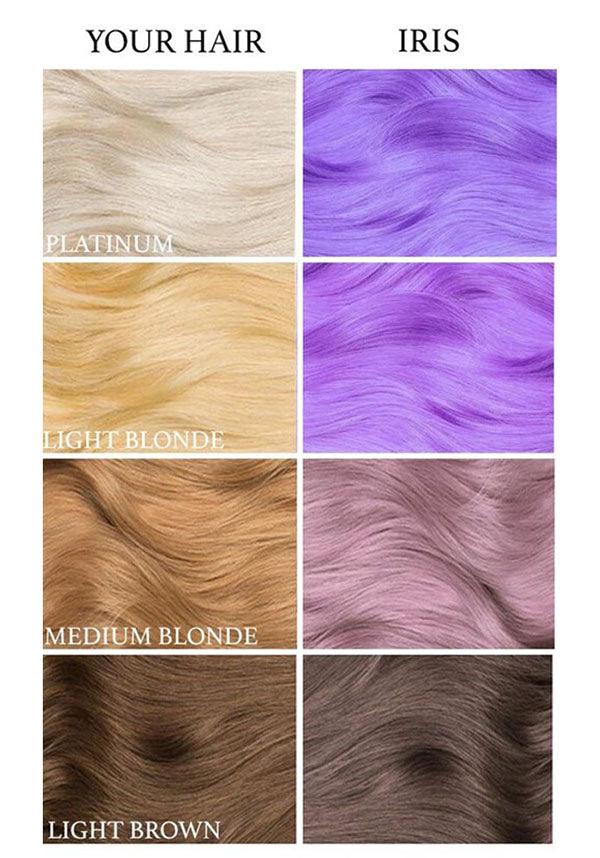 Pastel Iris | HAIR DYE - Beserk - all, clickfrenzy15-2023, cosmetics, discountapp, dye, fp, hair, hair colour, hair dye, hair dyes, hair purple, labelvegan, LT3083, luna tides, lunar tides, mermaid, pastel, pastel goth, purple, rainbow, vegan