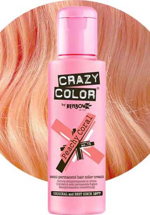 Peachy Coral | HAIR COLOUR - Beserk - all, beserkstaple, clickfrenzy15-2023, cosmetics, crazy color, discountapp, dye, fp, hair, hair colour, hair dye, hair dyes, hair orange, hair pink, labelvegan, mermaid, orange, peach, pink, rainbow, repriced011222, vegan