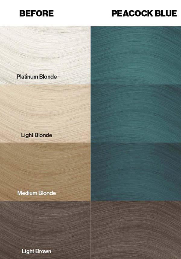 Peacock Blue | HAIR COLOUR - Beserk - all, aqua, aquamarine, beserkstaple, blue, clickfrenzy15-2023, cosmetics, crazy color, discountapp, dye, fp, hair, hair blue, hair colour, hair dye, hair dyes, labelvegan, mermaid, repriced011222, teal, vegan