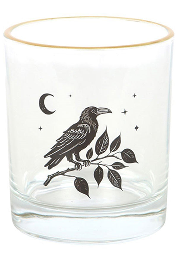Perched Raven | DRINKING GLASS