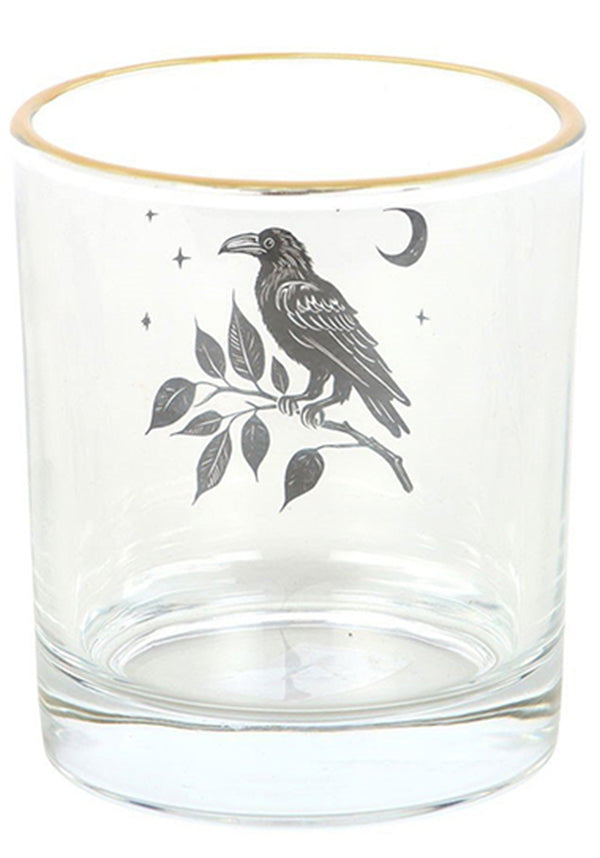 Perched Raven | DRINKING GLASS
