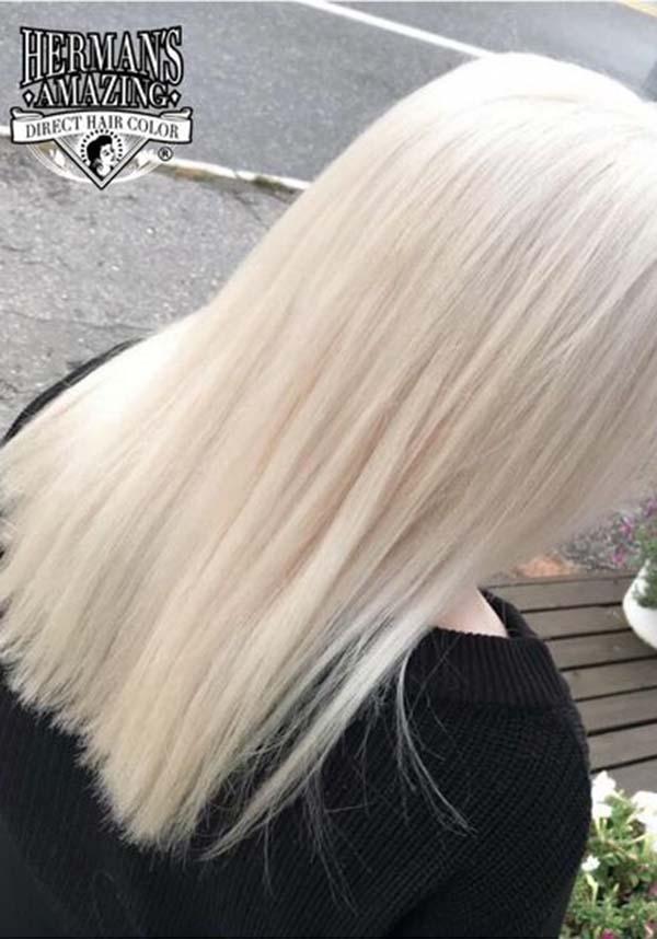 Platinum Veronica White | HAIR COLOUR - Beserk - all, clickfrenzy15-2023, cosmetics, discountapp, dye, fp, goth, hair, hair colour, hair dye, hair dyes, hair white, hermans colour, hermans hair colour, labelvegan, vegan, white