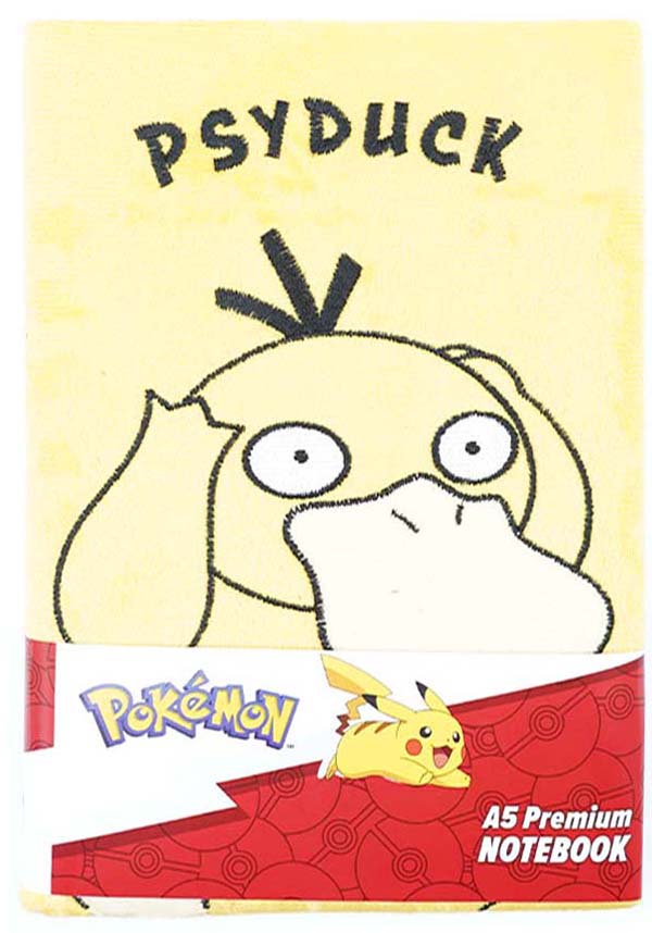 Pokemon: Psyduck | PLUSH NOTEBOOK*
