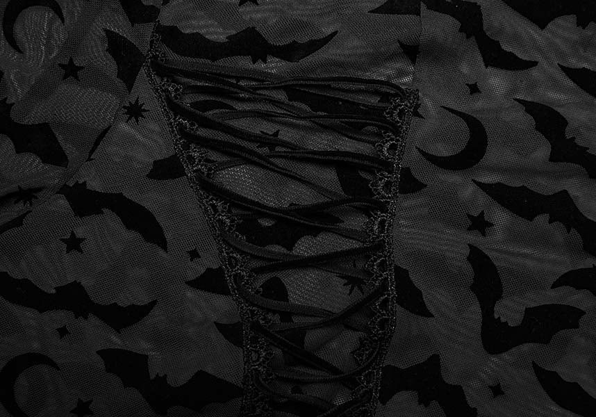 Bat Mesh | LONG SLEEVE TOP*