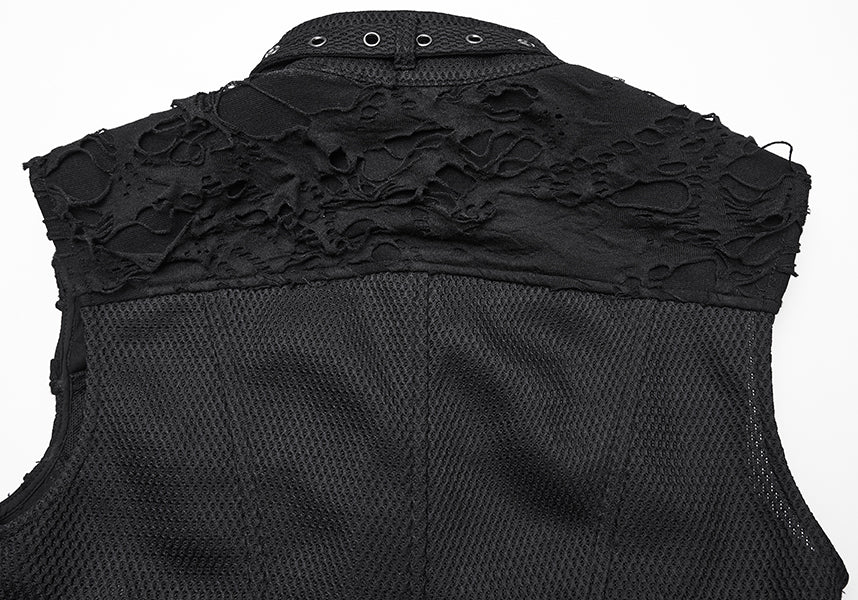 Distressed | CROP VEST