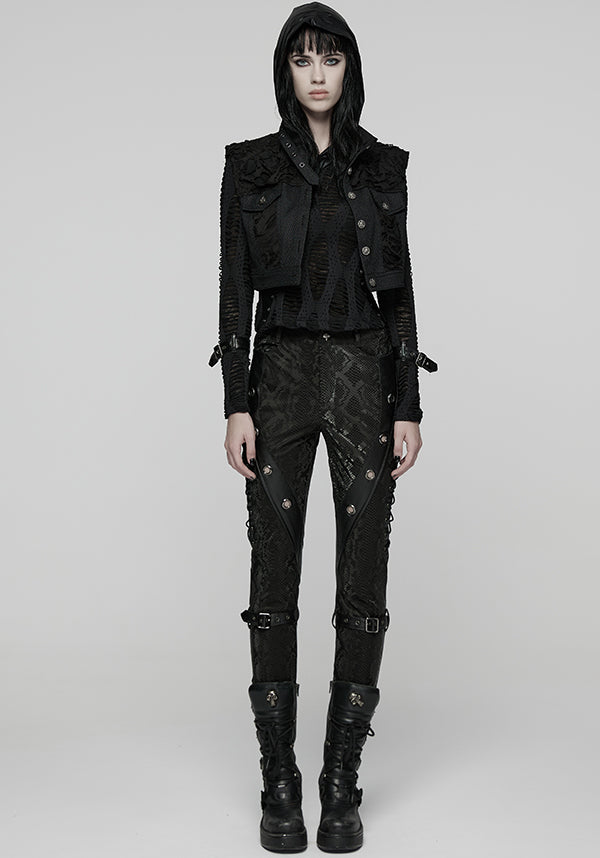 Distressed | CROP VEST