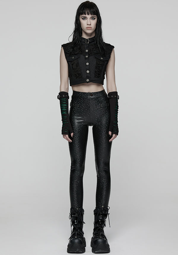 Distressed | CROP VEST