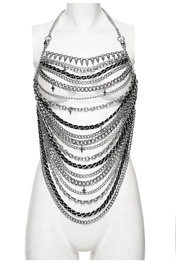Layered Spiked | BODY CHAIN