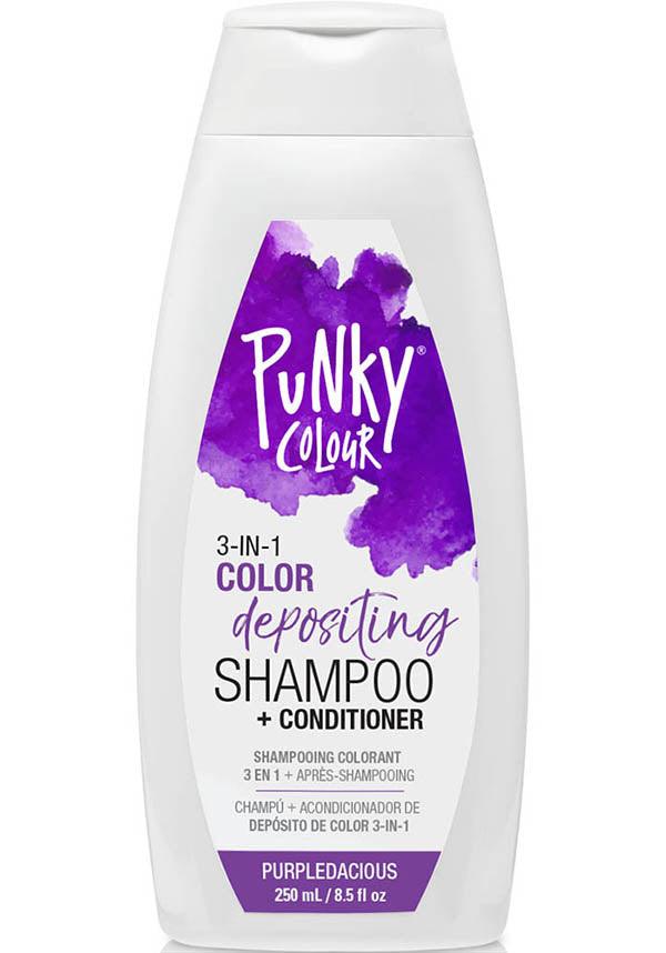 Purpledacious | 3-IN-1 COLOUR SHAMPOO & CONDITIONER - Beserk - all, bright purple, clickfrenzy15-2023, colour:purple, conditioner, cosmetics, cpgstinc, dec20, discountapp, fp, hair, hair care, hair colour, hair colours, hair dye, hair dyes, hair products, hair purple, labelvegan, punky colour, purple, shampoo, vegan