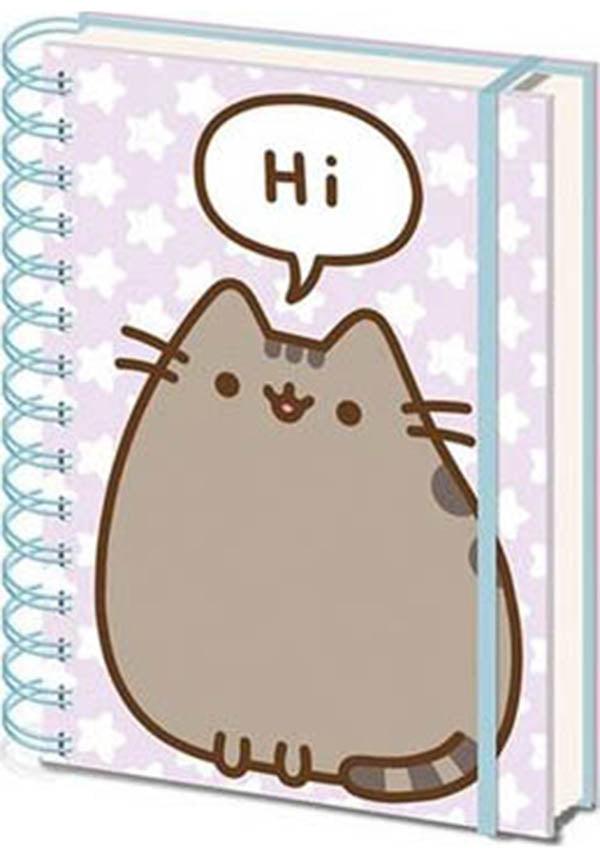 Pusheen: Pusheen Says Hi | NOTEBOOK - Beserk - all, book, books, cat, cats, clickfrenzy15-2023, cpgstinc, dec21, discountapp, fp, gift, gift idea, gift ideas, gifts, impactmerch, impactposters, IPWS00002955, note book, note pad, notebook, office, office and stationery, pop culture, pop culture homewares, pusheen, R211221, stationery