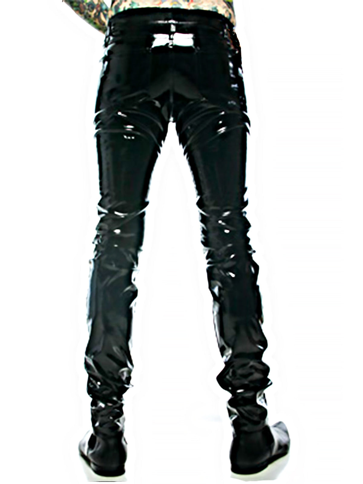 Skinny Pvc Vinyl Stretch Jeans-bottoms-lip Service | BOTTOMS