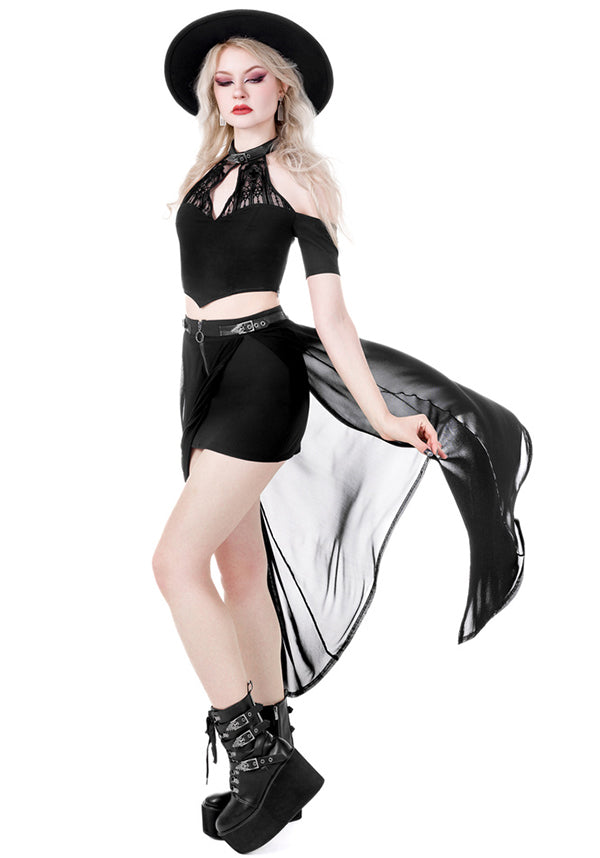 Catacombs | COLD-SHOULDER TOP*