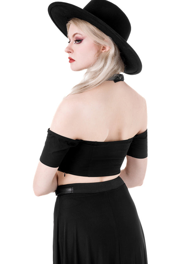 Catacombs | COLD-SHOULDER TOP*