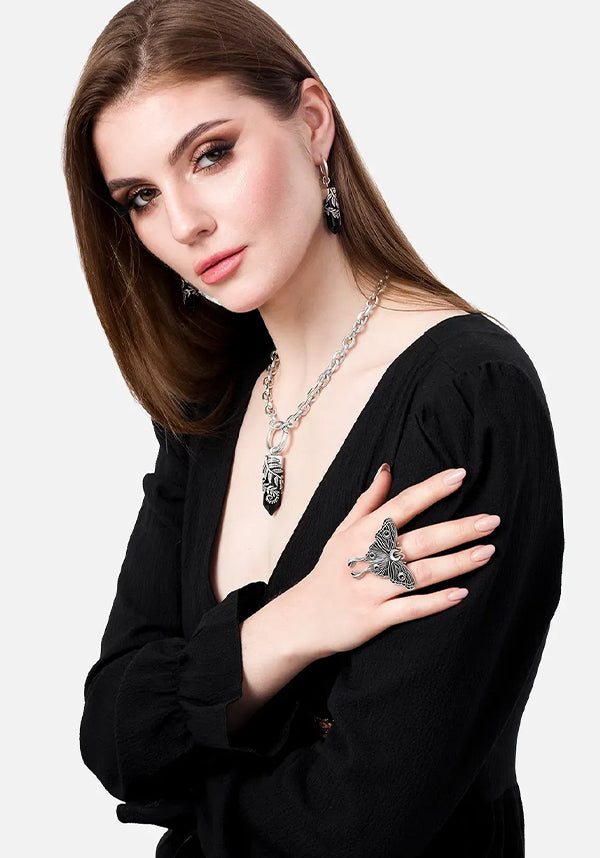 Crystal Fern | O-RING CHOKER