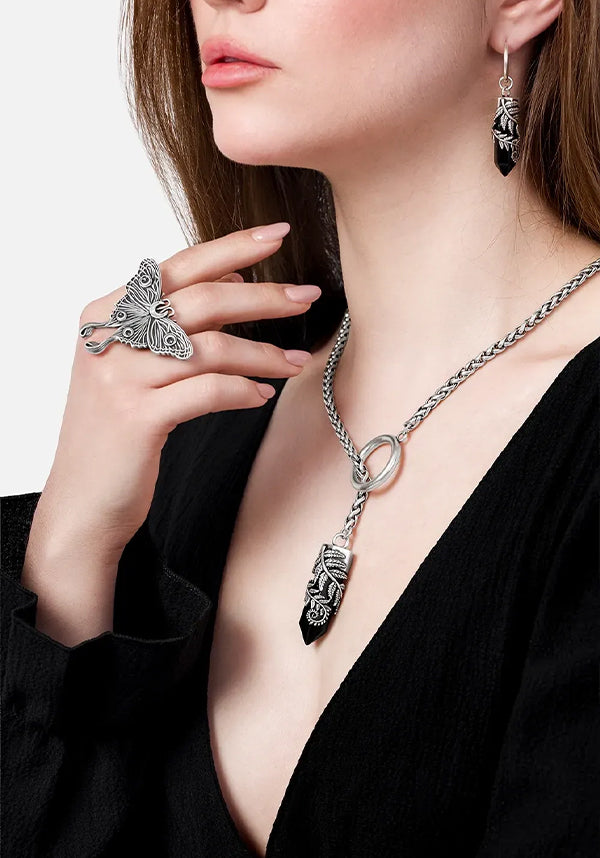 Crystal Fern | O-RING NECKLACE