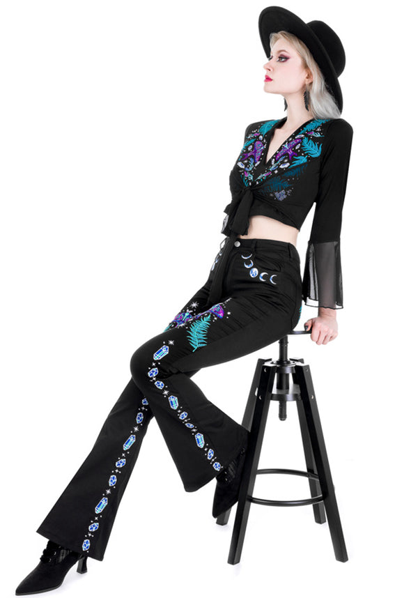 Enchanted Forest | BELL-BOTTOM JEANS*