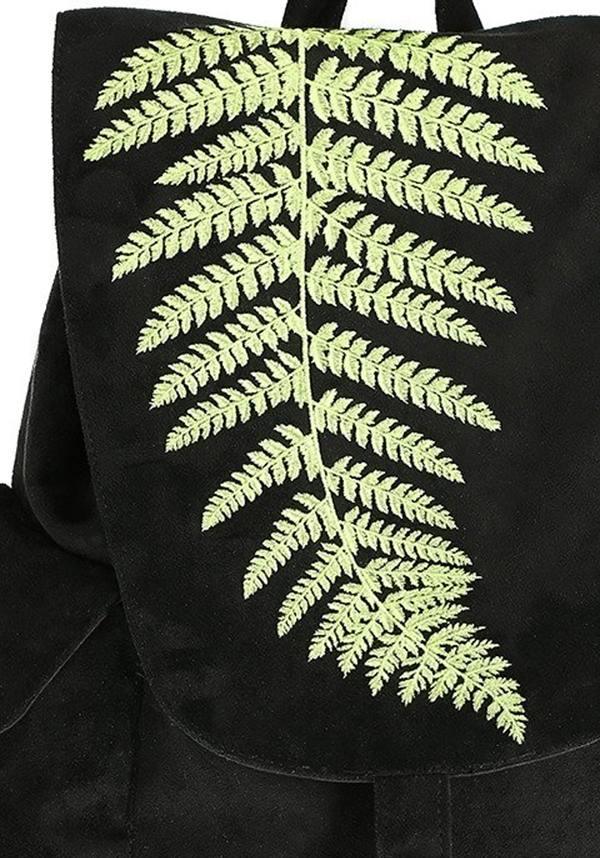 Fern | BACKPACK - Beserk - 420sale, accessories, all, backpack, bag, black, clickfrenzy15-2023, discountapp, forest, fp, gothic, gothic accessories, green, handbags and purses, jul19, labelvegan, ladies accessories, leaf, restyle, vegan