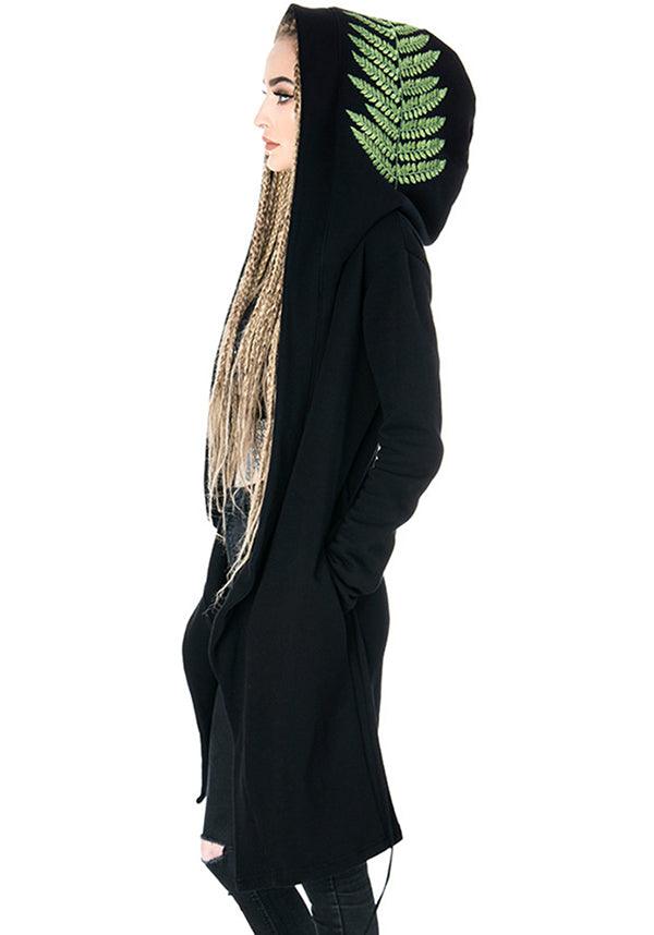 Forest Witch | HOODIE - Beserk - all, all clothing, all ladies, all ladies clothing, black, clickfrenzy15-2023, clothing, coat, discountapp, edgy, fp, gothic, green, hoodie, jumpers and jackets, ladies, ladies clothing, ladies outerwear, nov18, outerwear, outerwearsale, restyle, winter, winter clothing, winter wear