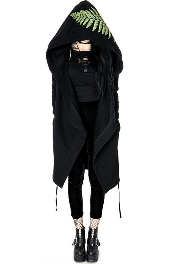 Forest Witch | HOODIE - Beserk - all, all clothing, all ladies, all ladies clothing, black, clickfrenzy15-2023, clothing, coat, discountapp, edgy, fp, gothic, green, hoodie, jumpers and jackets, ladies, ladies clothing, ladies outerwear, nov18, outerwear, outerwearsale, restyle, winter, winter clothing, winter wear