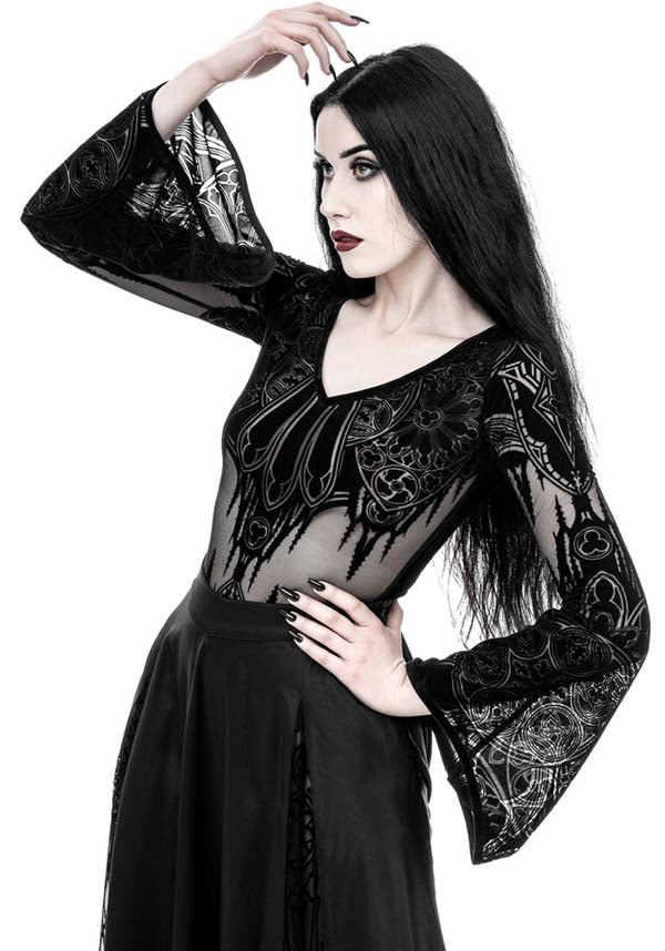 Gothic Chapel V-Neck | BODYSUIT*