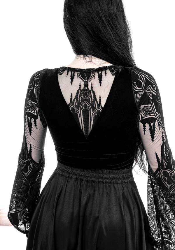 Gothic Chapel V-Neck | BODYSUIT*
