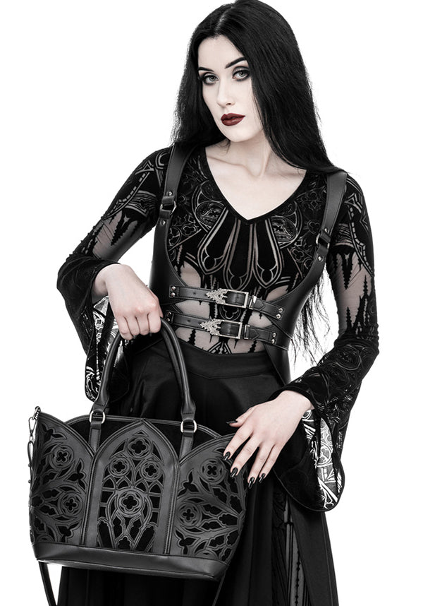 Gothic Chapel V-Neck | BODYSUIT*