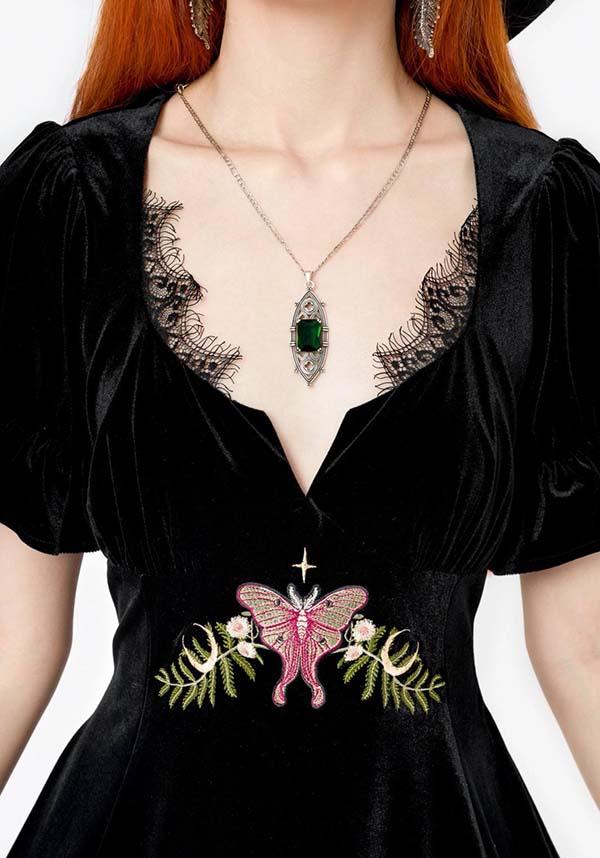 Midnight Flora | MINI DRESS