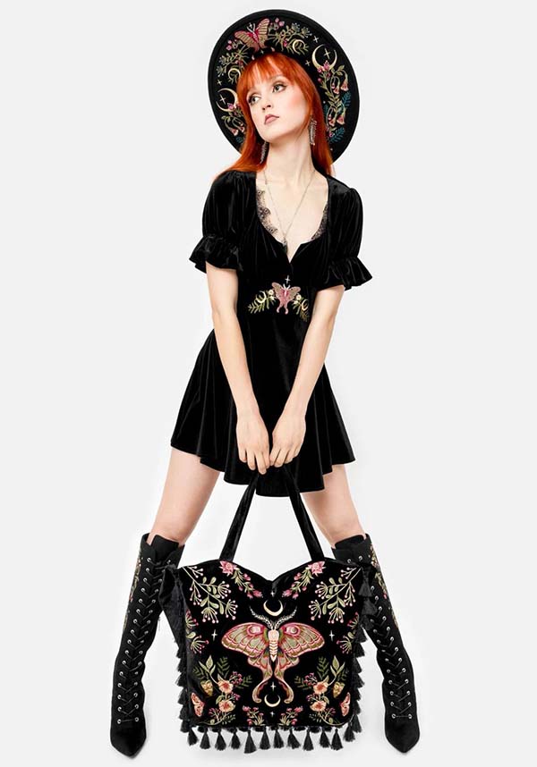 Midnight Flora | MINI DRESS