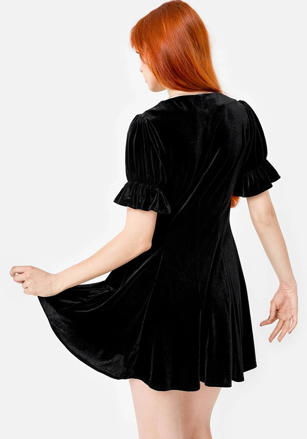 Midnight Flora | MINI DRESS