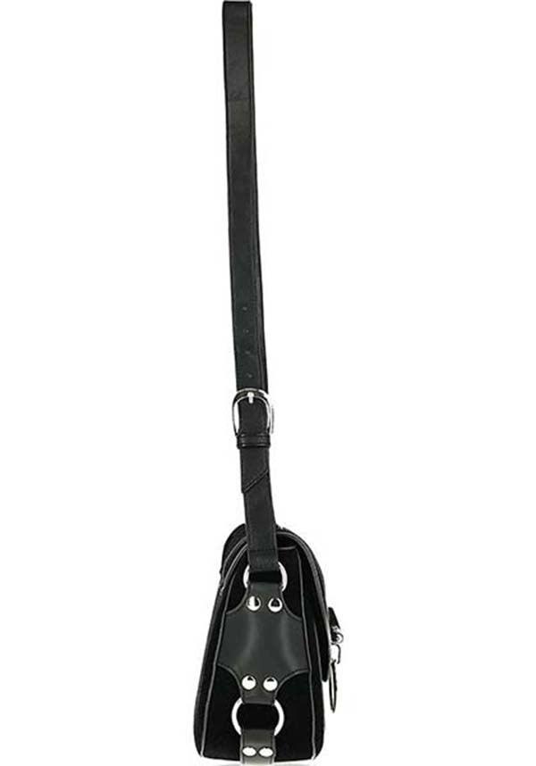 Triple Goddess | BAG - Beserk - accessories, adjustable strap, all, bag, black, clickfrenzy15-2023, crescent moon, discountapp, fp, full moon, goth, gothic, gothic accessories, handbag, handbags and purses, labelvegan, ladies, ladies accessories, moon, oct19, restyle, sun, triple moon, vegan, velvet, witch, witchy