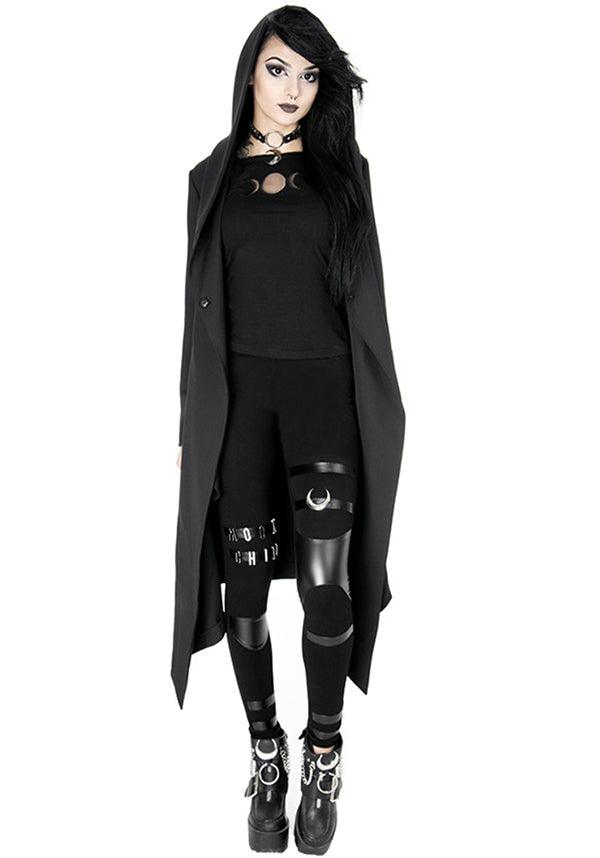 Triple Goddess | TOP - Beserk - all, all clothing, all ladies, all ladies clothing, black, clickfrenzy15-2023, clothing, crescent moon, discountapp, edgy, fp, gothic, ladies, ladies clothing, moon, nov18, plus, plus size, restyle, singlet, top, tops, tshirts and tops