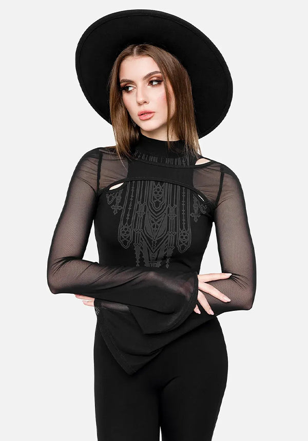 Umbra | LONG SLEEVE TOP*