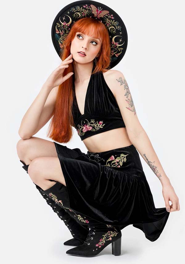 Woodland Bloom | HALTERNECK TOP