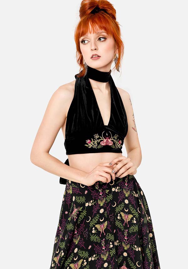 Woodland Bloom | HALTERNECK TOP