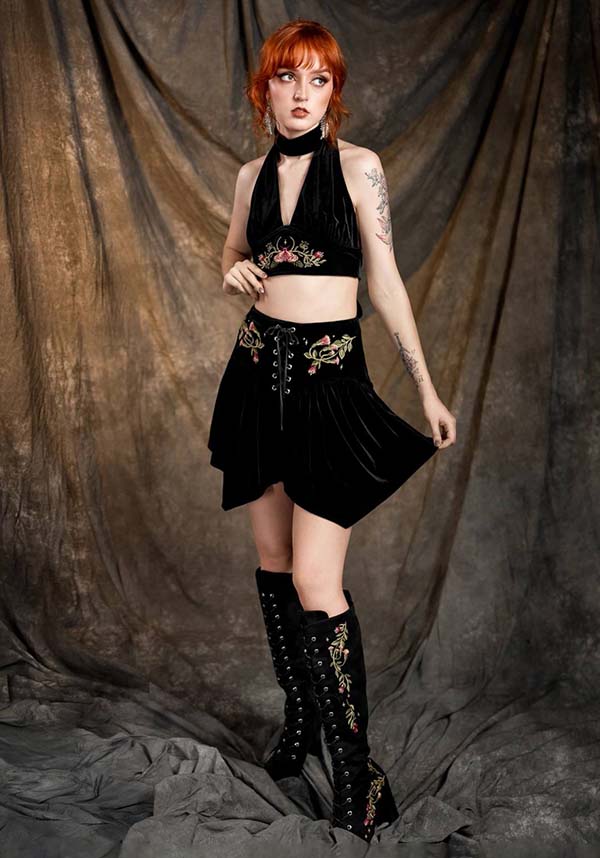 Woodland Bloom | HALTERNECK TOP