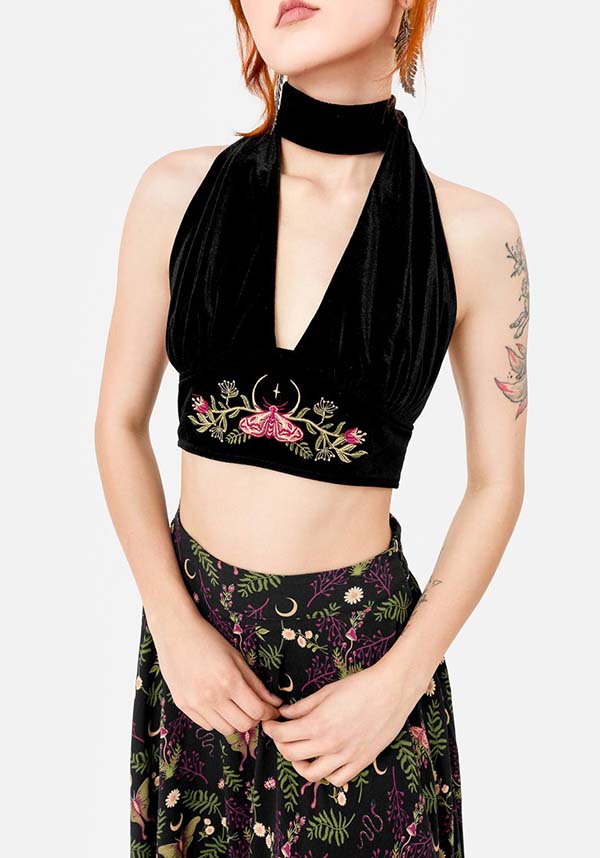 Woodland Bloom | HALTERNECK TOP
