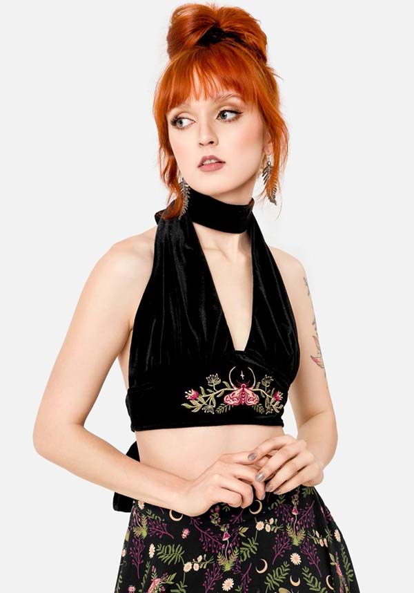 Woodland Bloom | HALTERNECK TOP