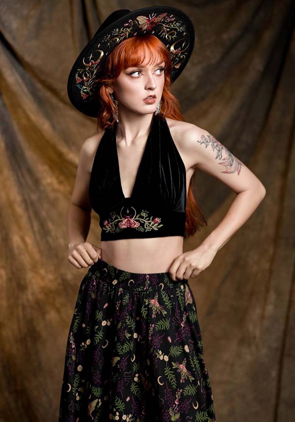 Woodland Bloom | HALTERNECK TOP