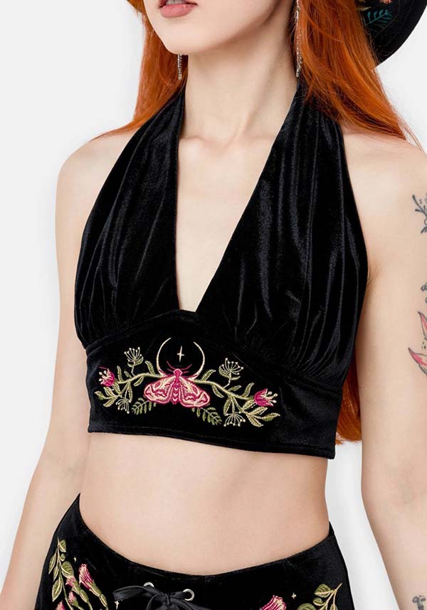 Woodland Bloom | HALTERNECK TOP