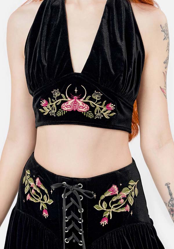 Woodland Bloom | HALTERNECK TOP