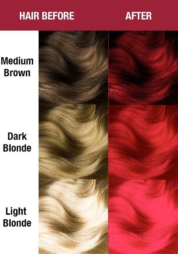 Rock N' Roll Red | CLASSIC COLOUR - Beserk - all, clickfrenzy15-2023, cosmetics, cpgstinc, discountapp, dye, ebaymp, fp, hair, hair colour, hair dye, hair red, labelvegan, manic panic, manic panic hair, rainbow, red, vegan