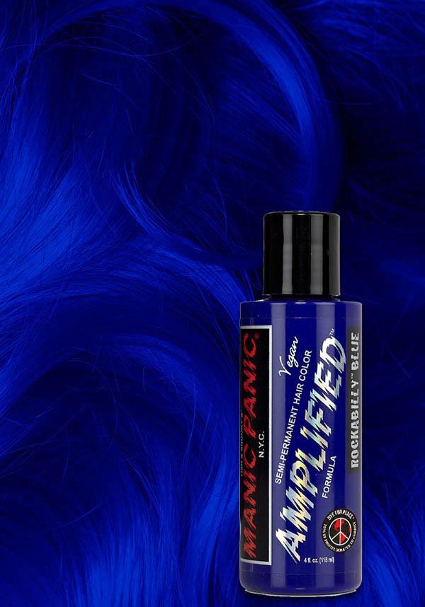 Rockabilly Blue | AMPLIFIED COLOUR - Beserk - all, blue, clickfrenzy15-2023, cosmetics, cpgstinc, discountapp, dye, ebaymp, fp, hair, hair blue, hair colour, hair dye, labelvegan, manic panic, manic panic hair, vegan