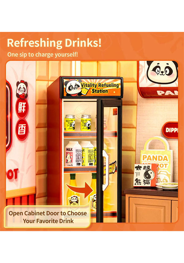 Panda Hot Pot | DIY MINIATURE HOUSE